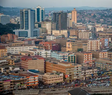 Kampala cityscape