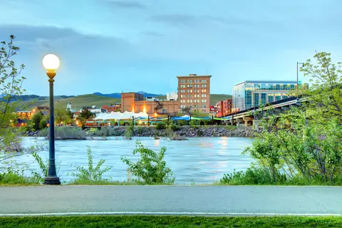 Cedar Fork river in Missoula, MT